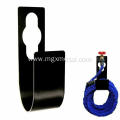 Custom Powder Coated Black Steel Garden Hose Holder